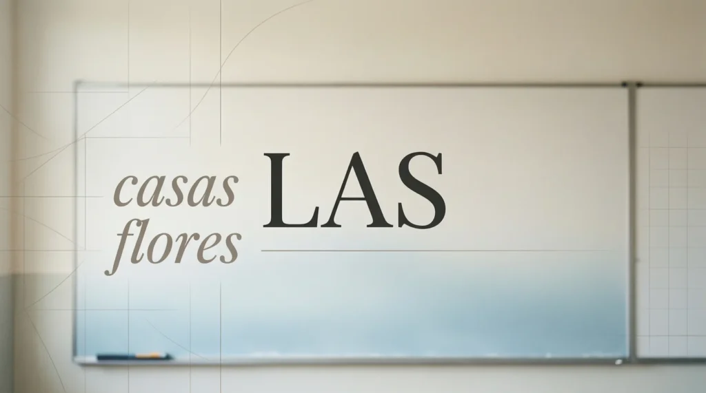 What Does “Las” Mean in Spanish? Definition and Grammar Rules (2026)