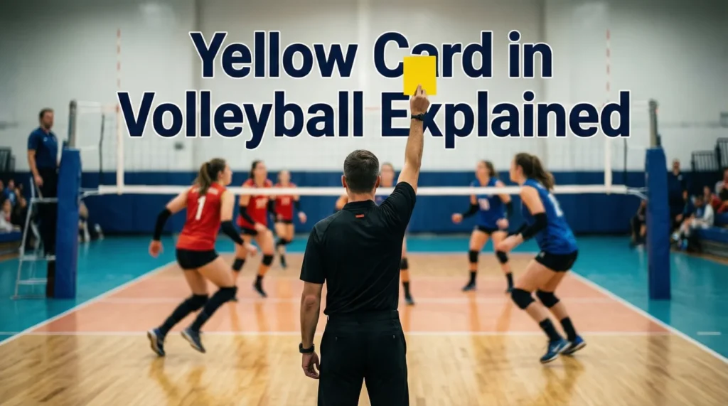 Yellow Card Mean in Volleyball
