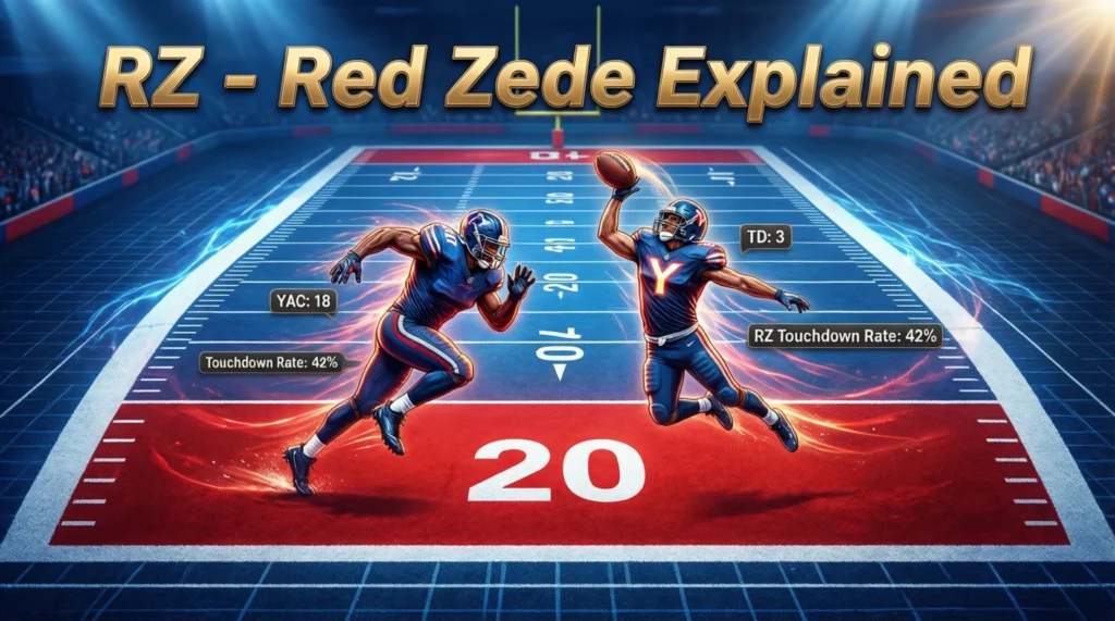 RZ Mean in Yahoo Fantasy Football