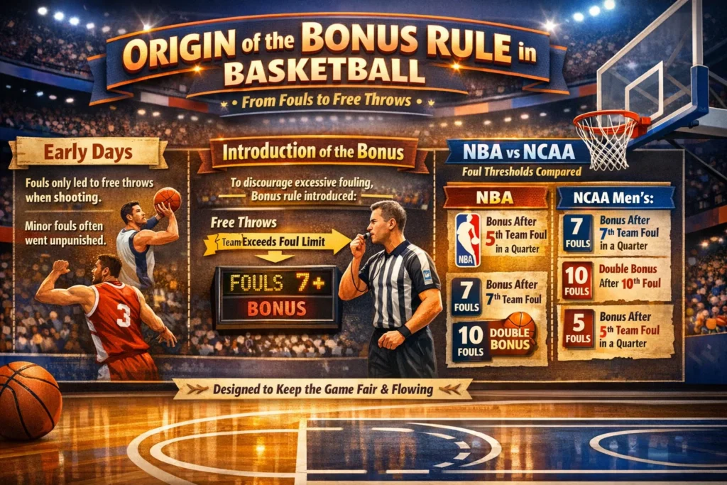 Origin of the Bonus Rule in Basketball