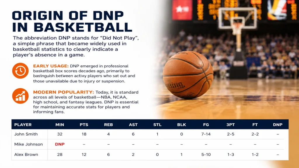 Origin of DNP in Basketball