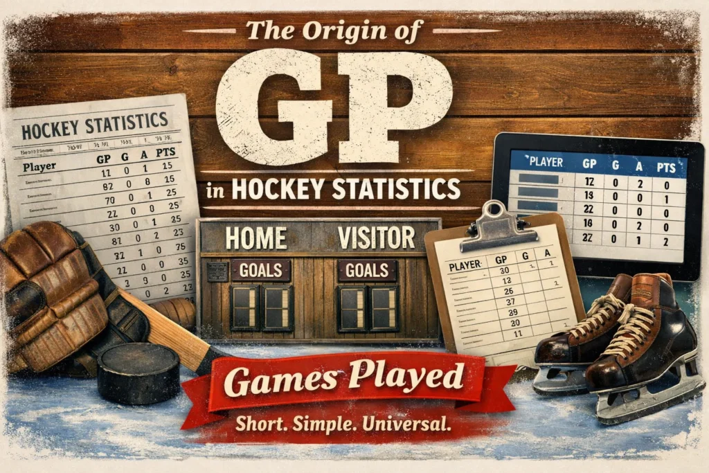 Origin of “GP” in Hockey Statistics