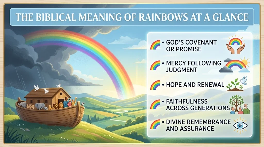 The Biblical Meaning of Rainbows at a Glance