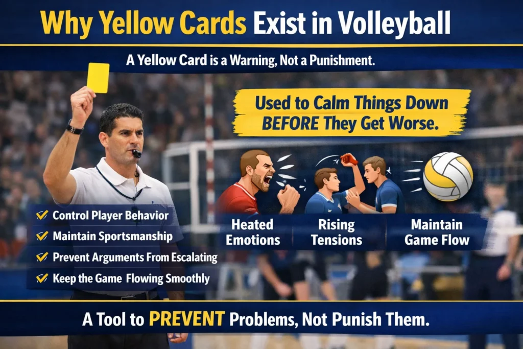Why Yellow Cards Exist in Volleyball