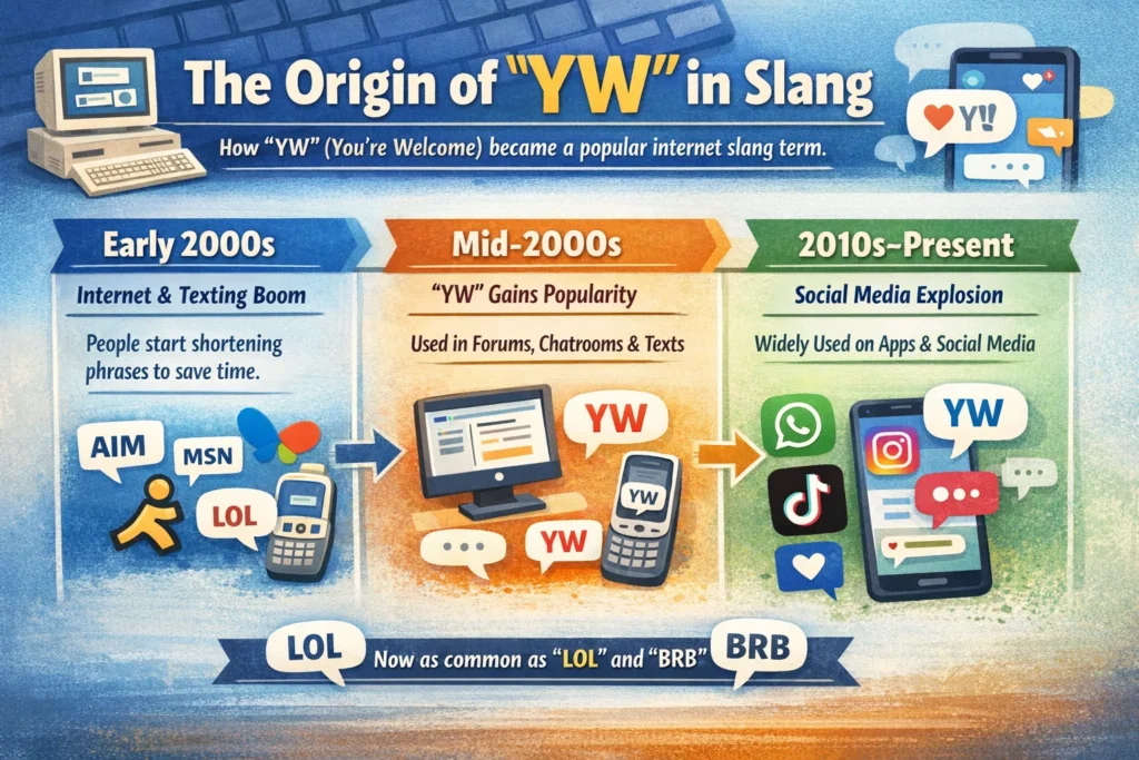 Origin of YW in Slang