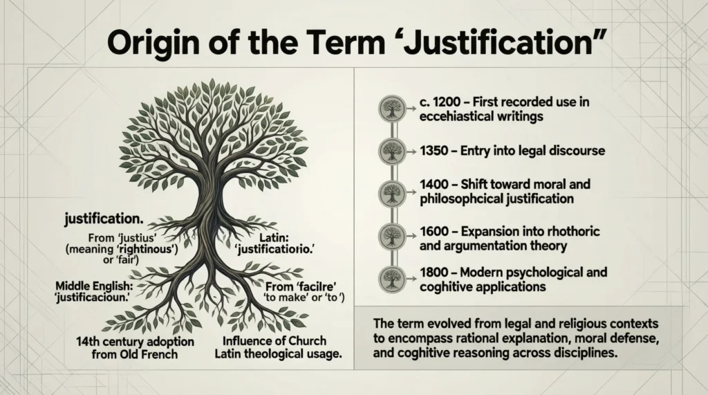 Origin of the Term “Justification”