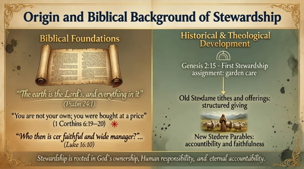 Origin and Biblical Background of Stewardship