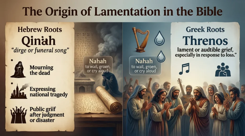 The Origin of Lamentation in the Bible
