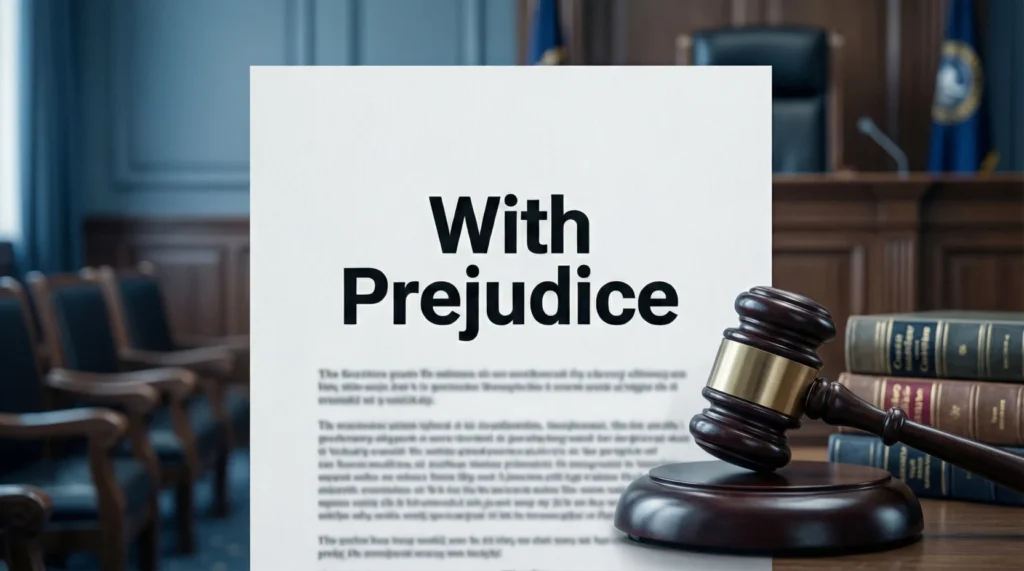 “With Prejudice” Mean in Law