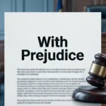 “With Prejudice” Mean in Law