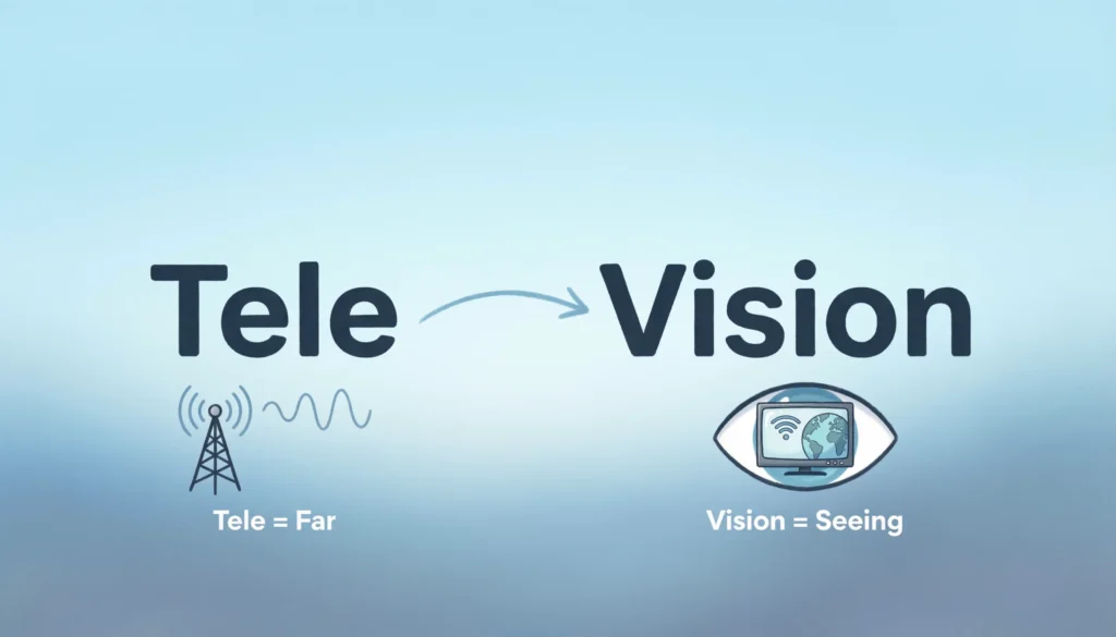 “Tele” Mean in Television