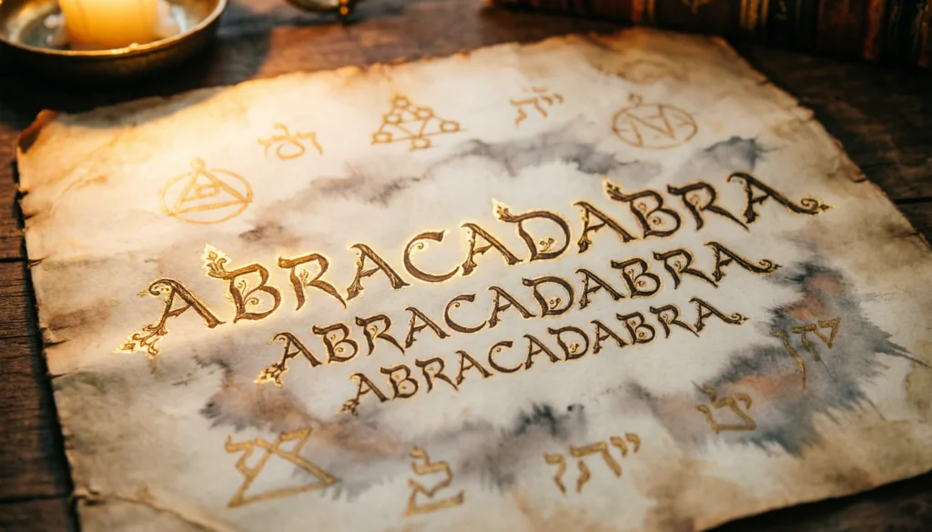 Abracadabra Mean in Hebrew