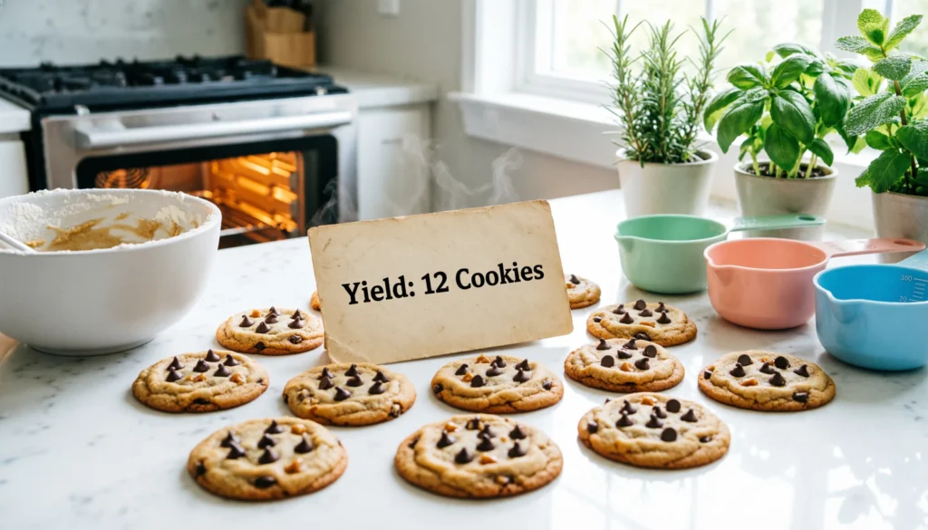 “Yield” Mean in a Recipe