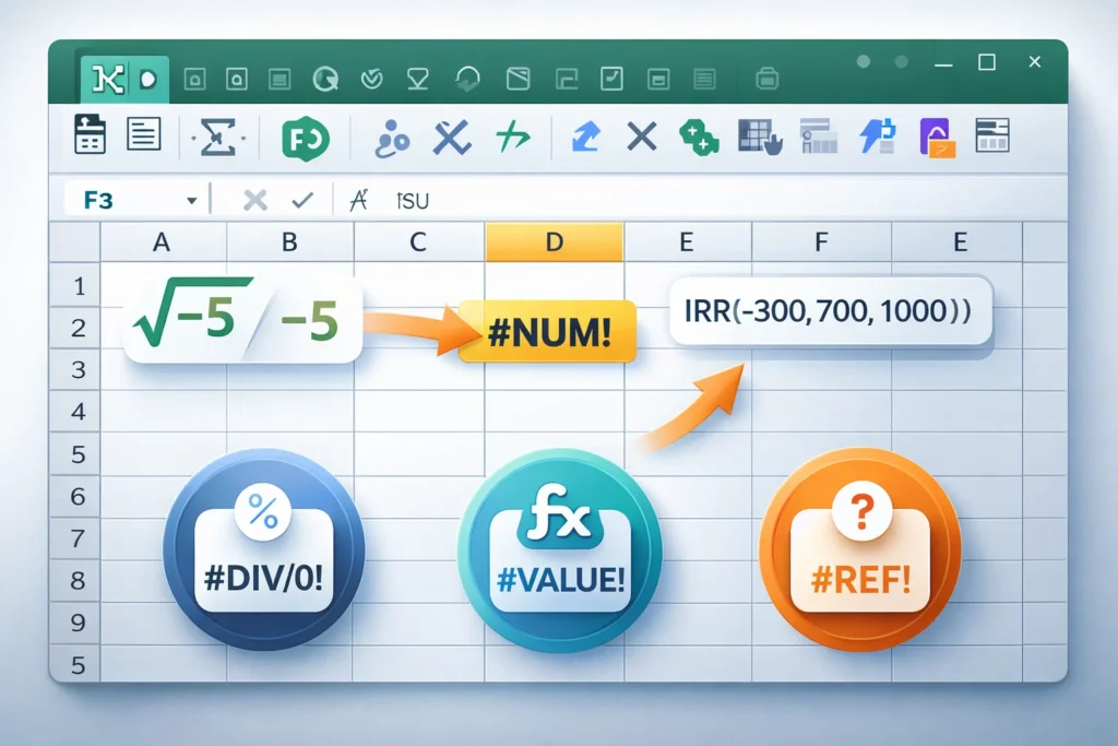 “#NUM” Mean in Excel