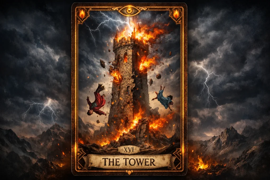 The Tower Card Mean in Tarot