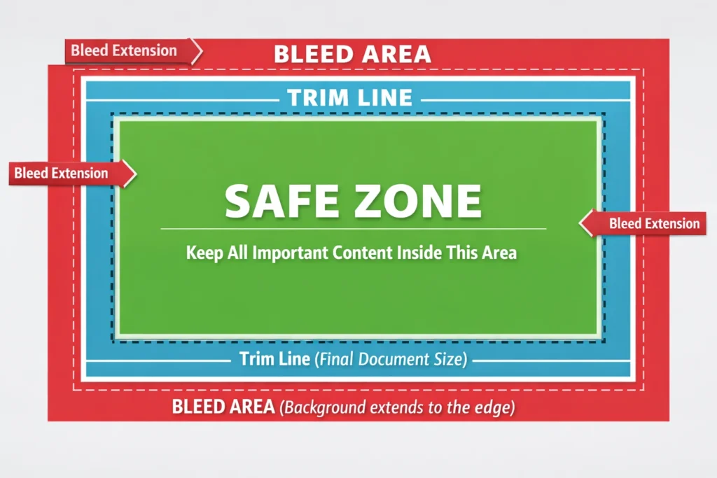 Bleed Mean in Printing