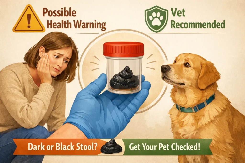 Black Poop Mean in Dogs