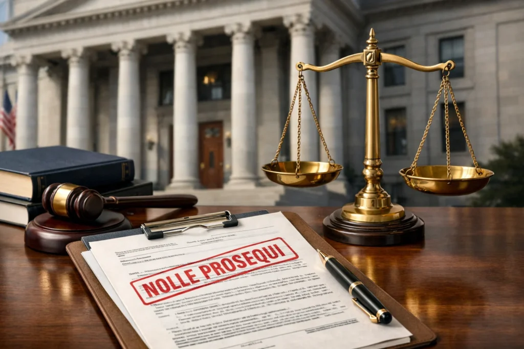 Nolle Prosequi Mean in Court