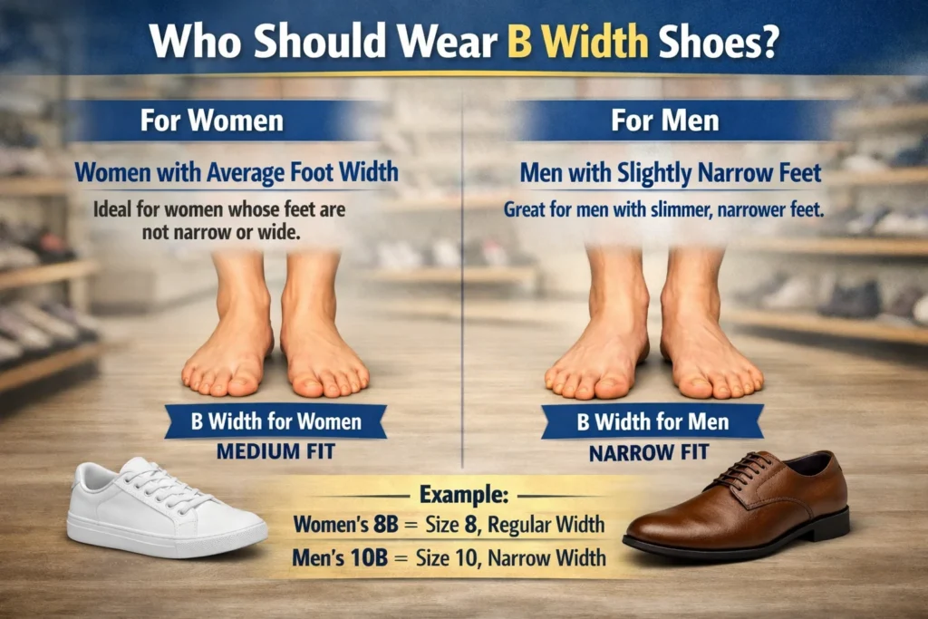 Who Should Wear B Width Shoes