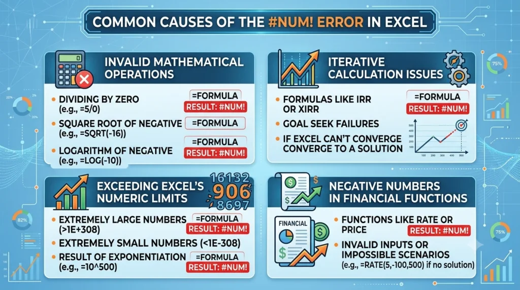 Common Causes of the #NUM Error