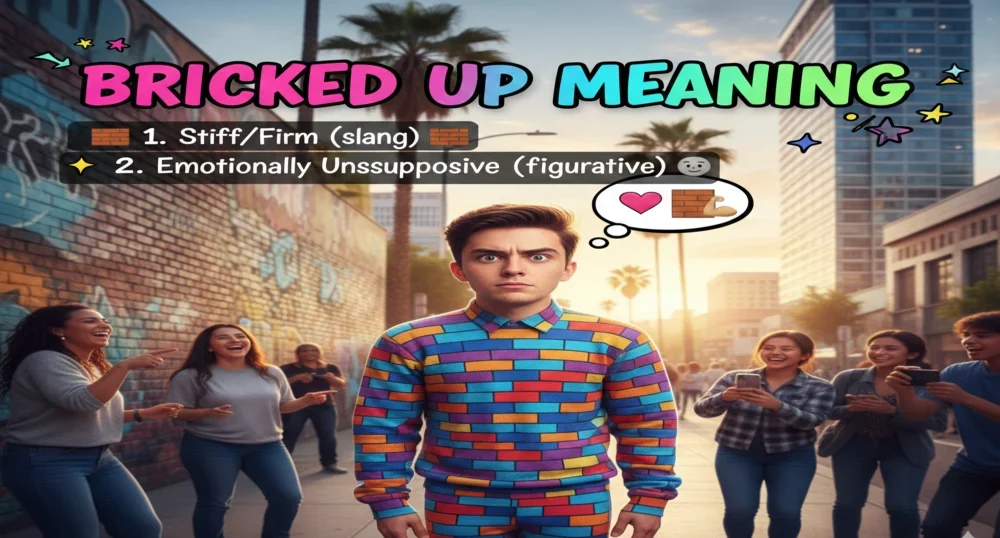 Bricked Up Mean in Slang