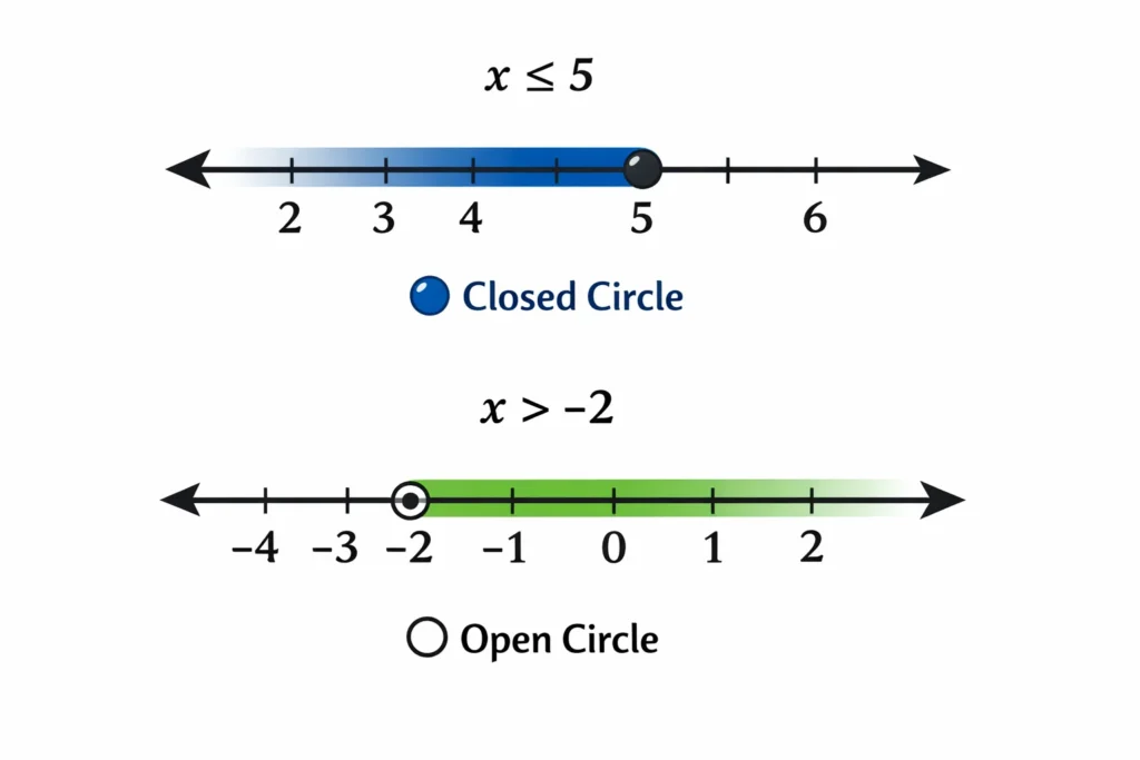 What Is a Closed Circle in Math?