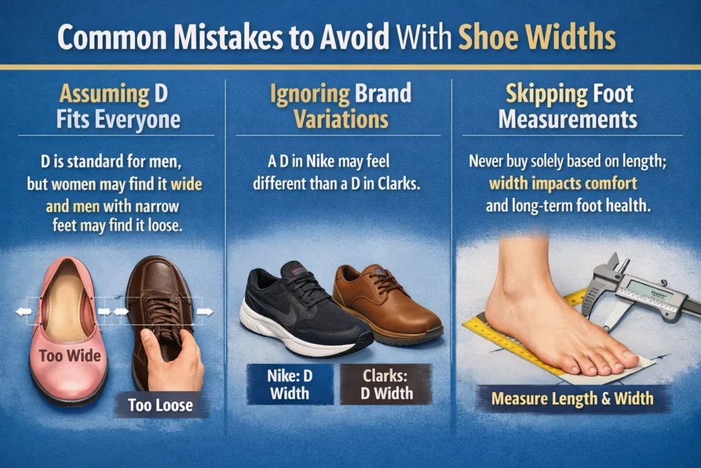 Common Mistakes to Avoid With Shoe Widths