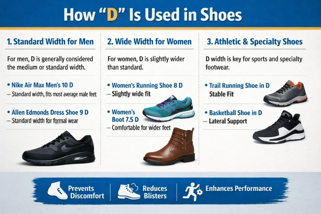 How “D” Is Used in Shoes