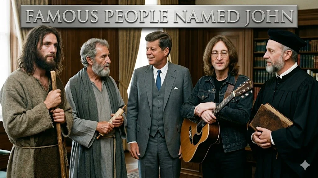 Famous People Named John