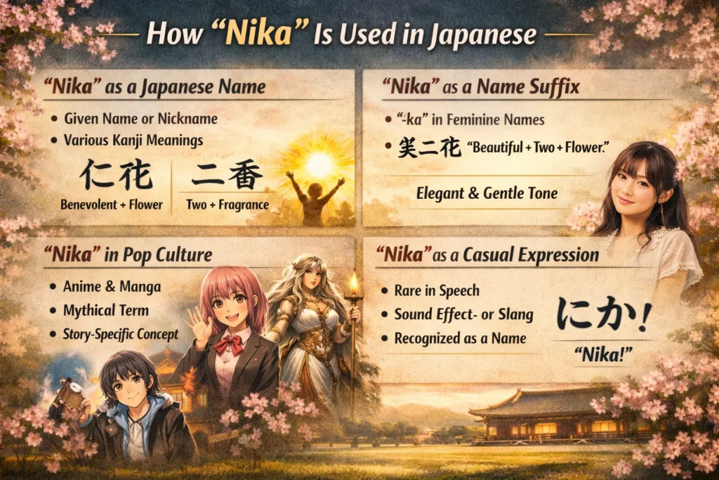 How “Nika” Is Used in Japanese
