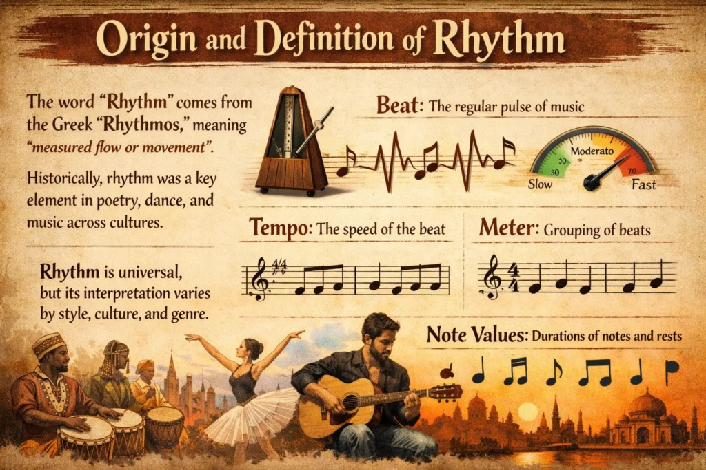 Origin and Definition of Rhythm