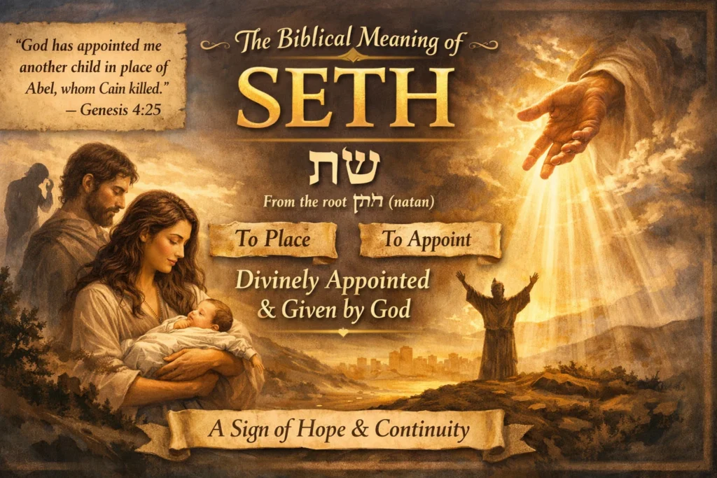Origin and Etymology of Seth