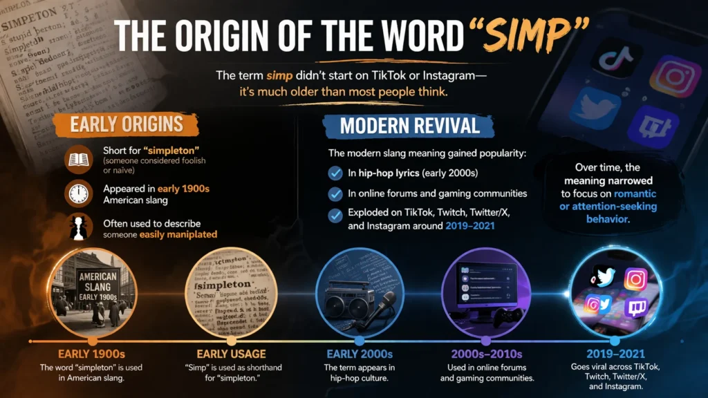 The Origin of the Word “Simp”