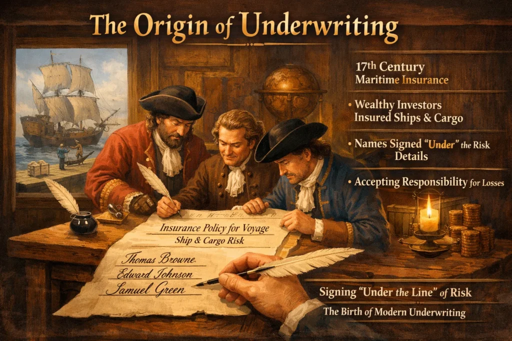 Origin of the Term “Underwriting”
