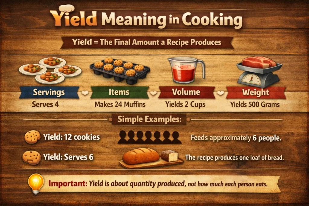 What Does Yield Mean in Cooking?