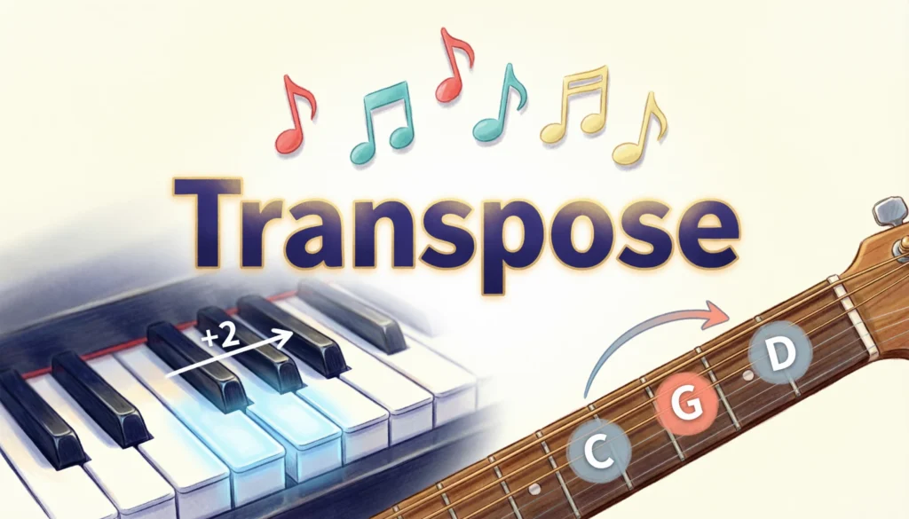 Transpose Mean in Music