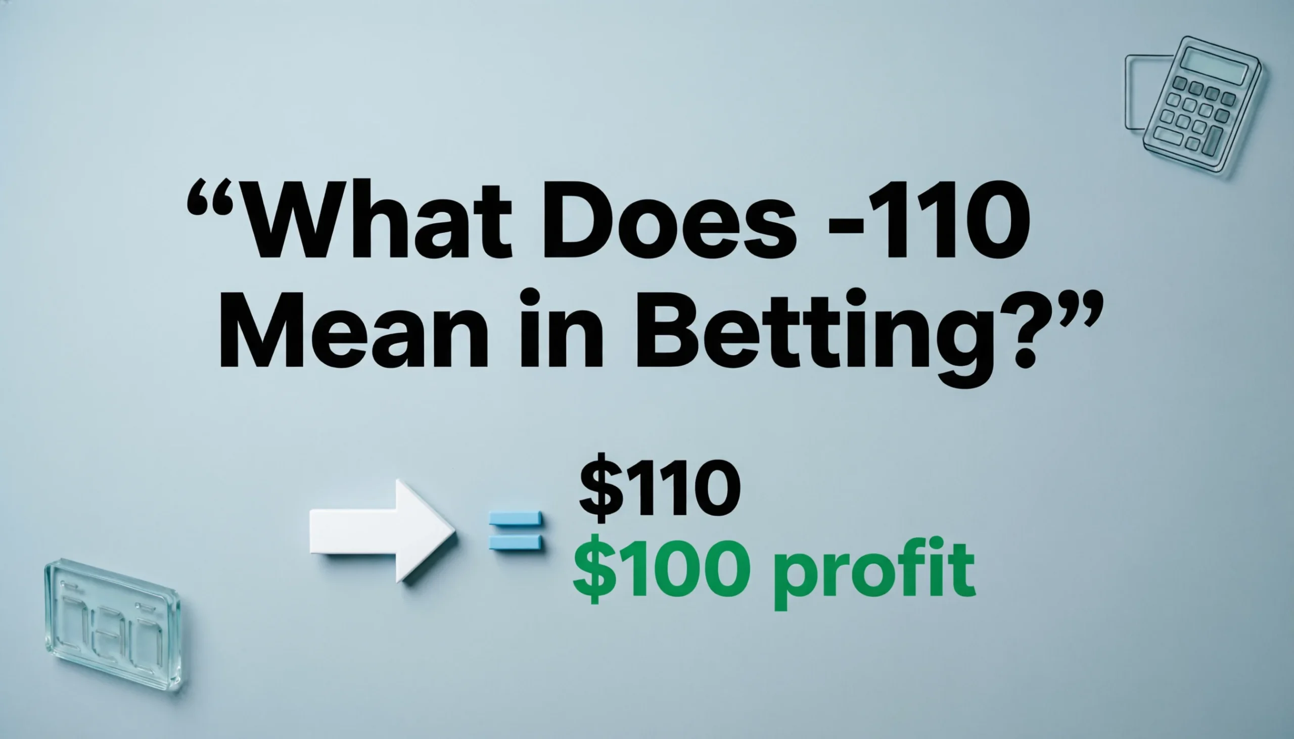 -110 Mean in Betting