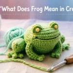 Frog Mean in Crochet
