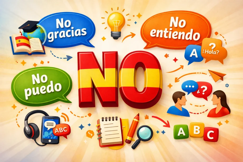 “No” Mean in Spanish