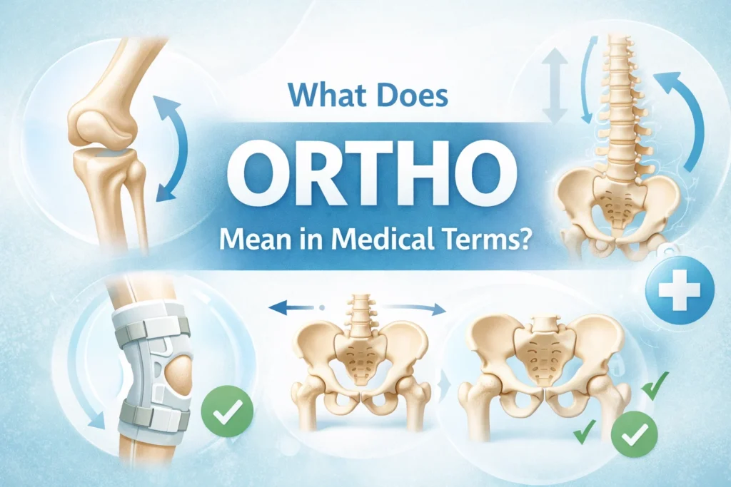 Ortho Mean in Medical Terms