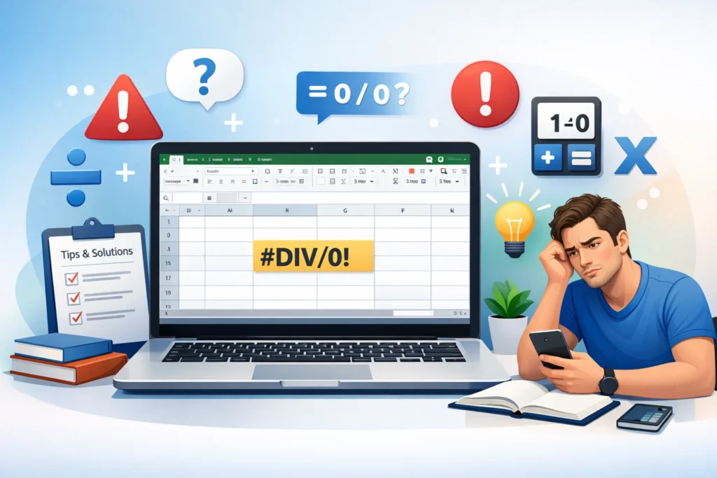 #DIV/0 mean in Excel
