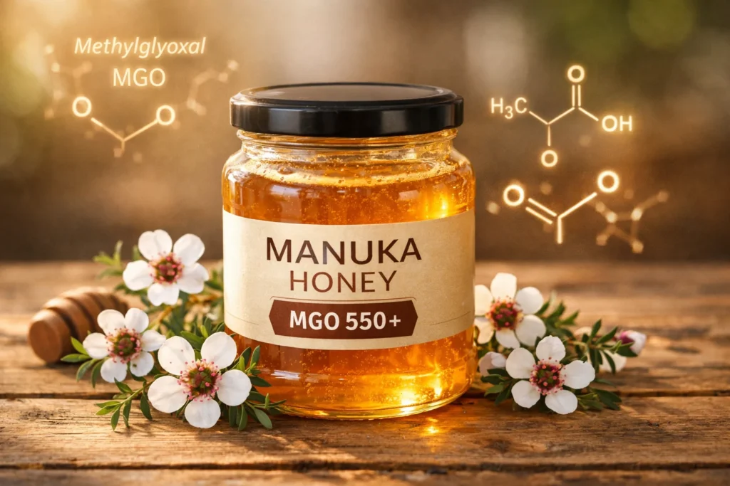 MGO mean in Manuka Honey