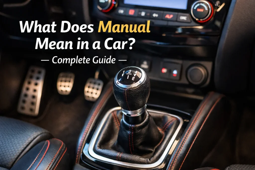 Manual Mean in a Car