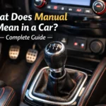 Manual Mean in a Car