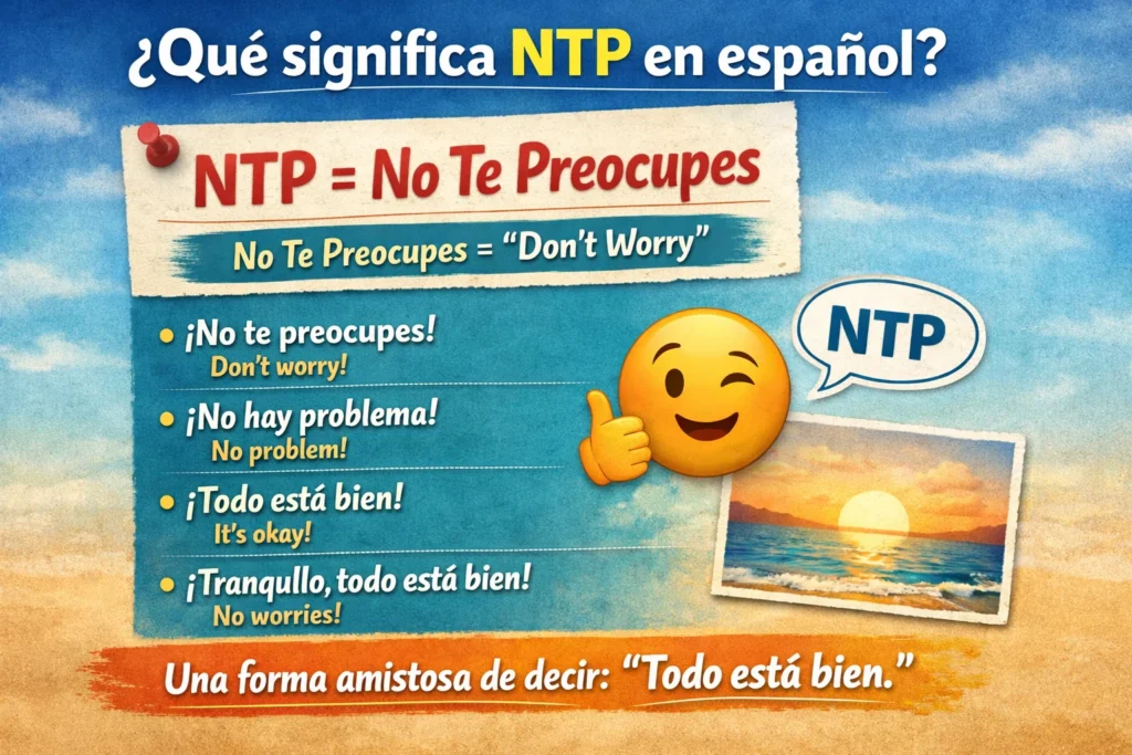What Does NTP Mean in Spanish?