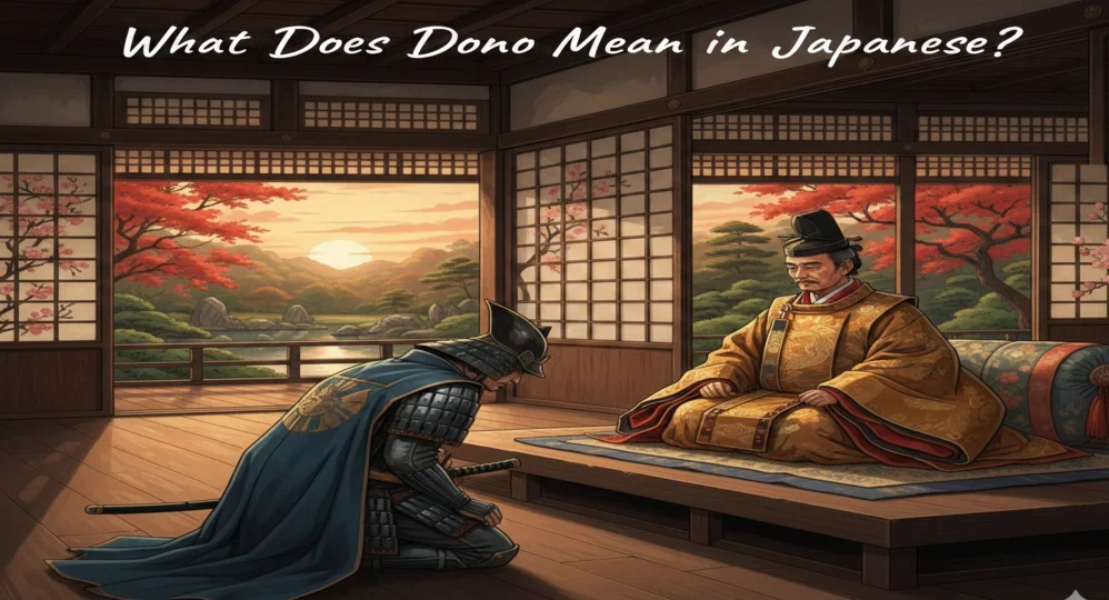Dono Mean in Japanese