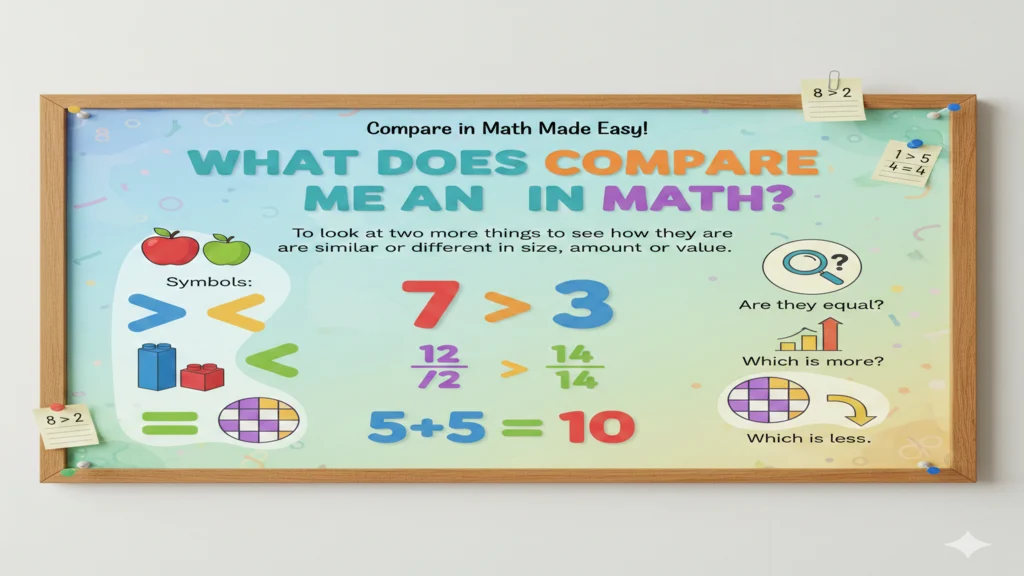 Compare Mean in Math