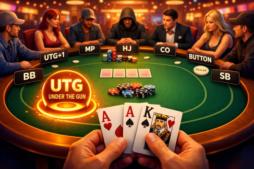 “Under the Gun” Mean in Poker