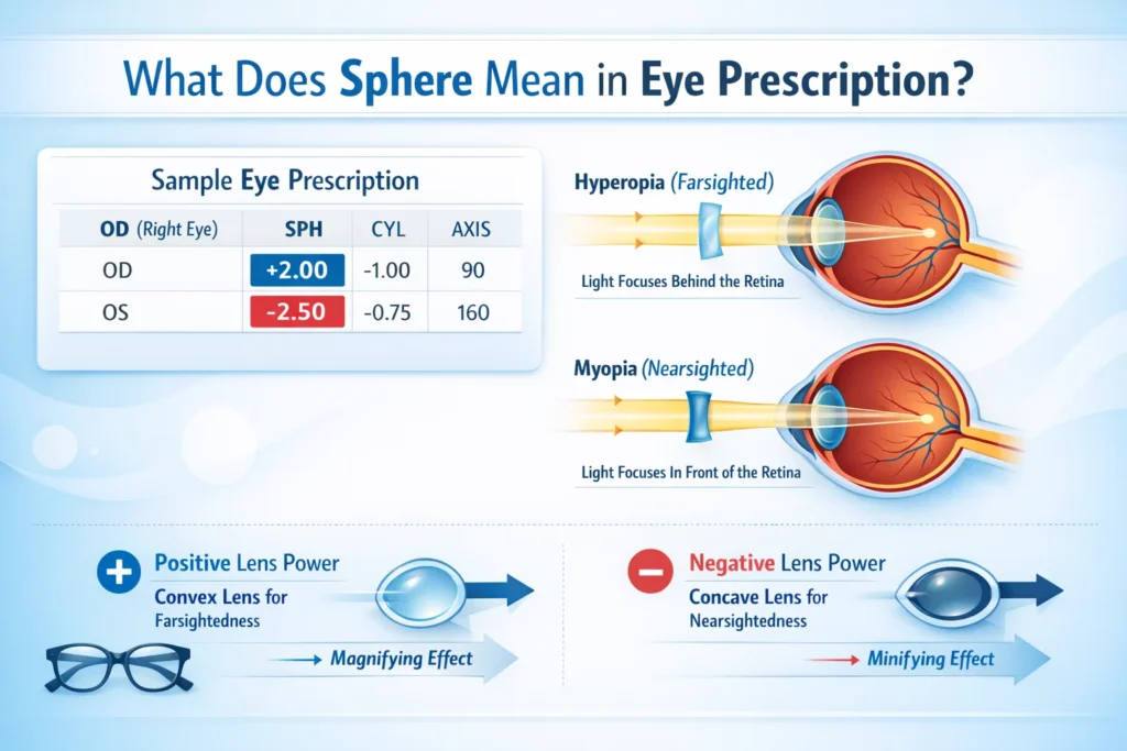 Sphere Mean in Eye Prescription