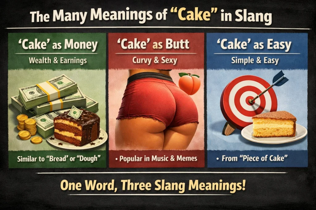Origin of “Cake” in Slang